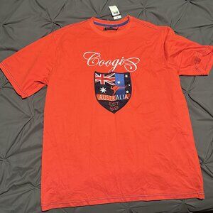 COOGI Mens Short Sleeve Shirt XXL - 2XL - NWT - Orange - COOGI Australia